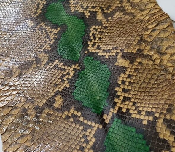 python leather